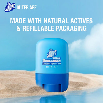 2-in-1 Sunscreen & Mosquito Repellent Stick OUTER APE