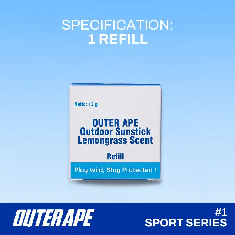 Outdoor Sunstick SPF 50+ PA+++ Lemongrass Scent In OUTER APE