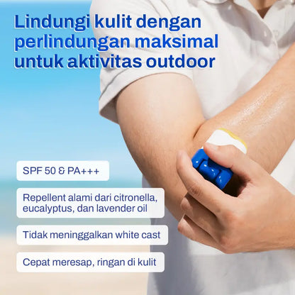 Outdoor Sunstick SPF 50+ PA+++ Lemongrass Scent OUTER APE