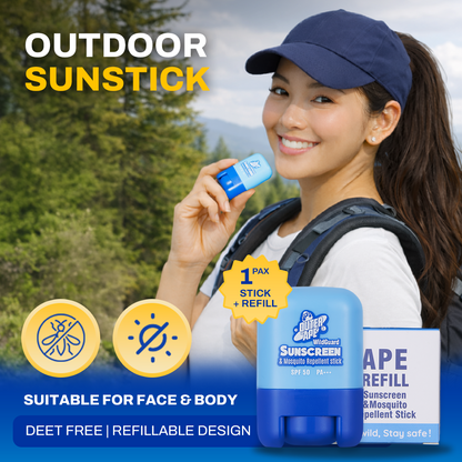 2-in-1 Sunscreen & Mosquito Repellent Stick OUTER APE