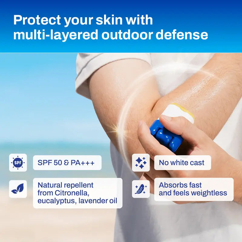 2-in-1 Sunscreen & Mosquito Repellent Stick OUTER APE