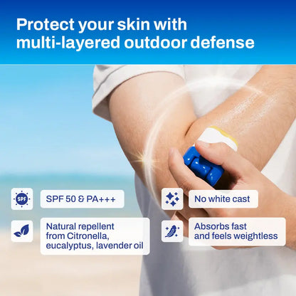 2-in-1 Sunscreen & Mosquito Repellent Stick OUTER APE