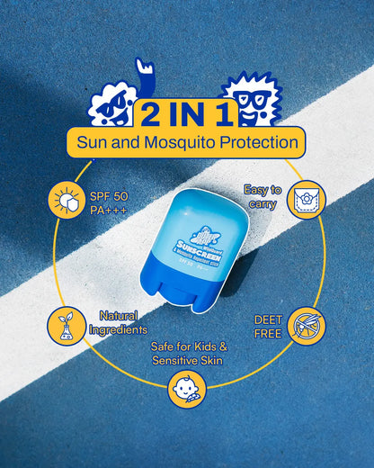 2-in-1 Sunscreen & Mosquito Repellent Stick OUTER APE